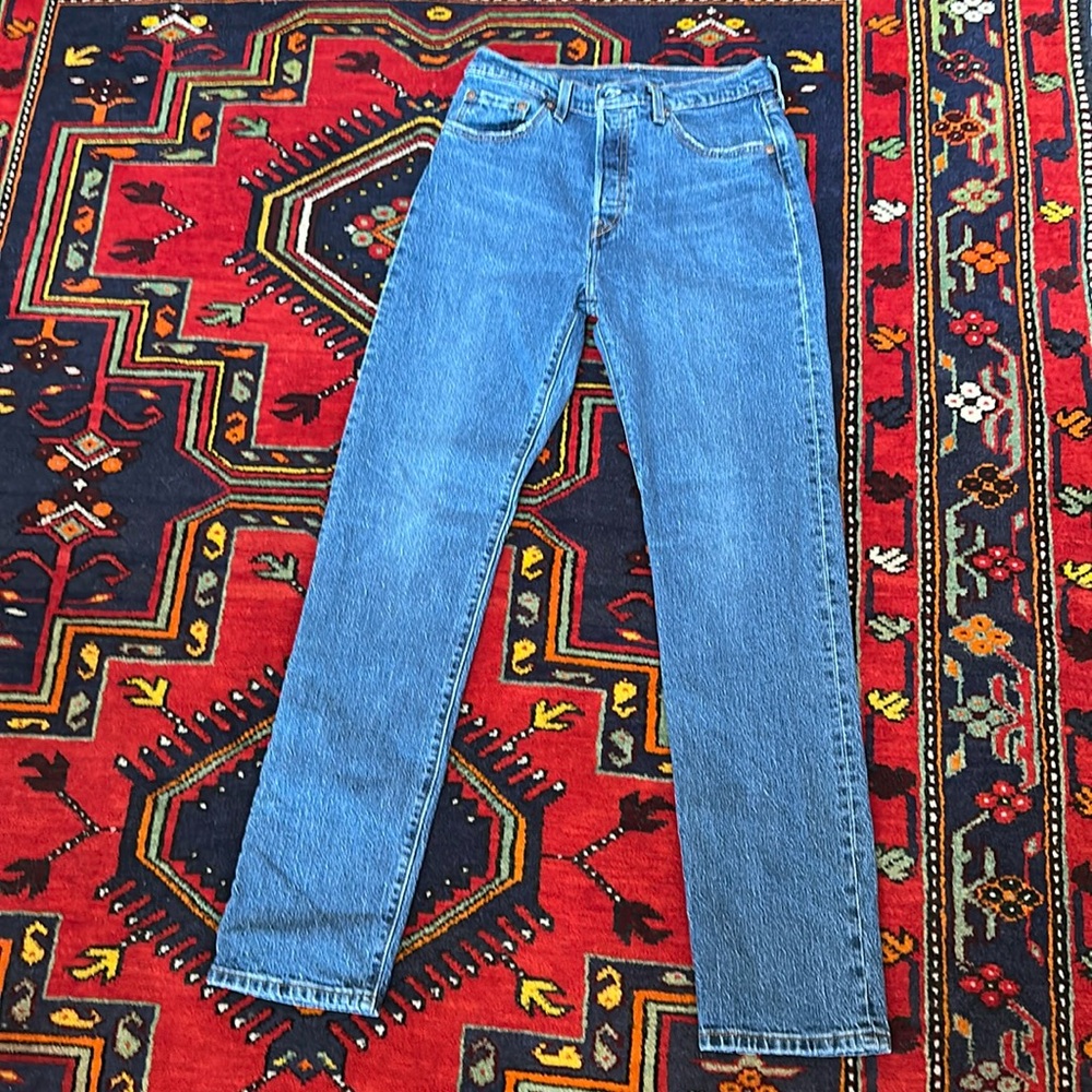 Levi's Original 501 Women’s Button Fly Jeans, 27 x 32